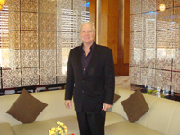 Keith Coggins at the Hotel in Erbil, Iraq